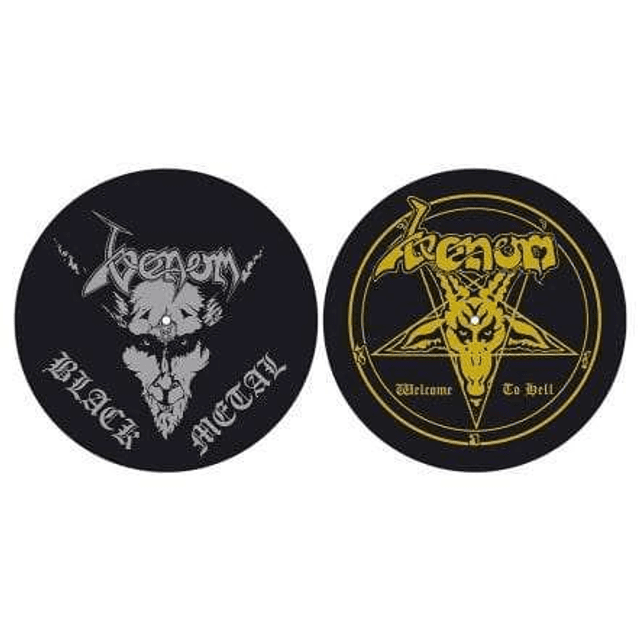 Venom_Black Metal/Welcome To Hell_Slipmat Pair