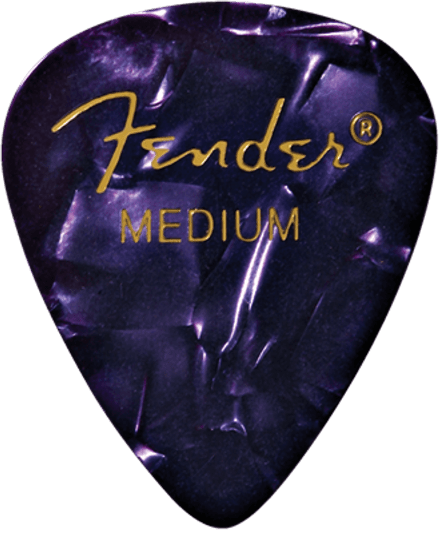 FENDER 351 PREMIUM MEDIUM PURPLE MOTO PICK X 12