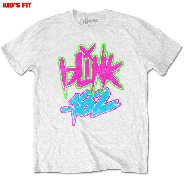 Blink-182, Neon Logo. Size 9-10 Years