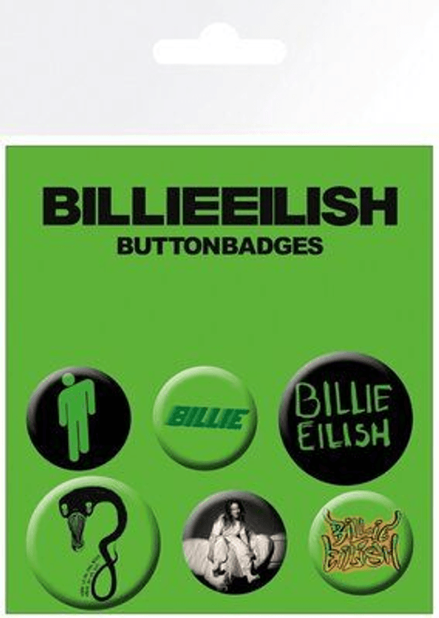 Billie Eilish Mix Badge Pack
